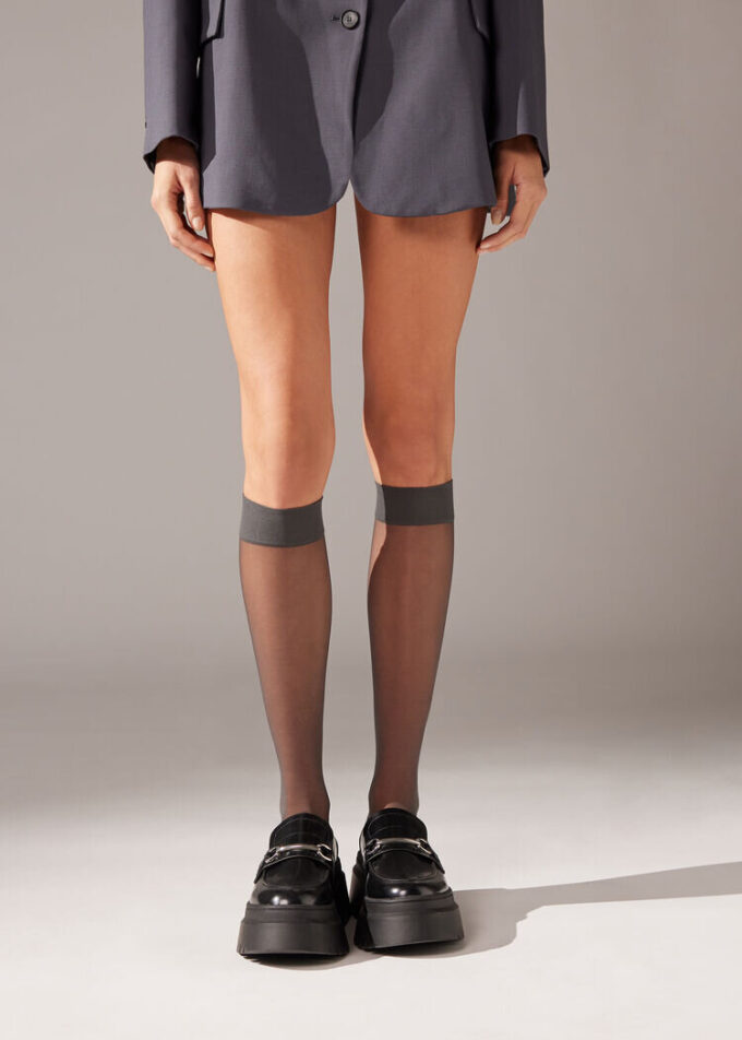 20 Denier Comfort Cuff knästrumpor 20 Denier Comfort Cuff knästrumpor