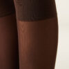 30 denier halvgenomskinliga knästrumpor i Microfiber