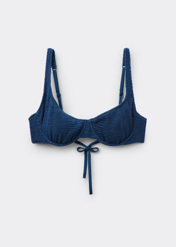 Balconette-toppar Crinkle Waves