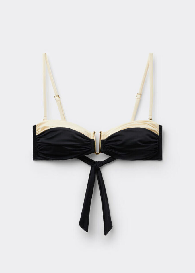 Bandeau-bikinitopp Elegant Bicolor
