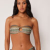 Bandeau-bikinitopp, elegant etnisk Bandeau-bikinitopp, elegant etnisk