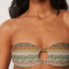 Bandeau-bikinitopp, elegant etnisk Bandeau-bikinitopp, elegant etnisk