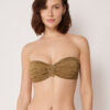 Bandeau-bikinitopp med sofistikerad glans Bandeau-bikinitopp med sofistikerad glans