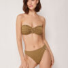 Bandeau-bikinitopp med sofistikerad glans Bandeau-bikinitopp med sofistikerad glans