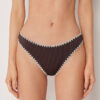 Bikinibotten Bicolor Embroidery