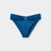 Bikinibotten med hög midja i glansig satin Bikinibotten med hög midja i glansig satin