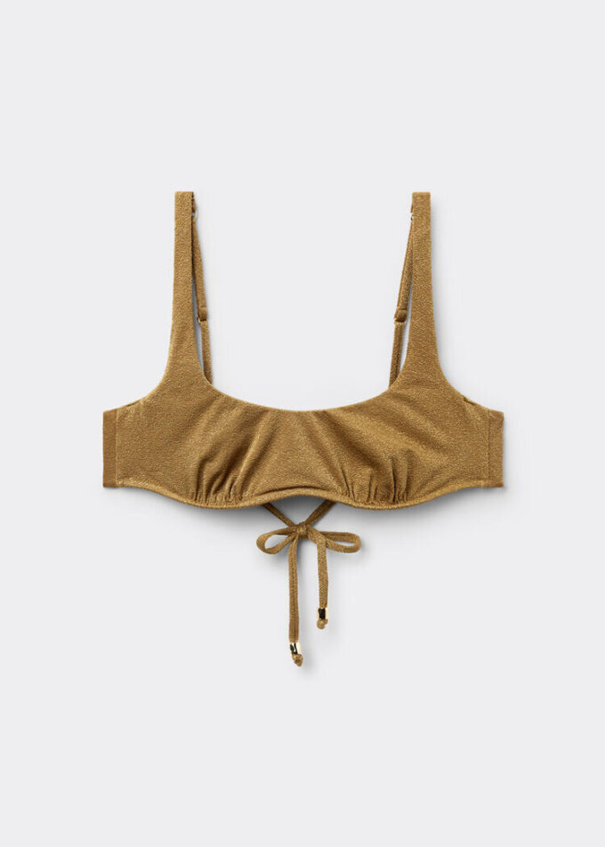 Bikinitopp i tank-stil med sofistikerad glans Bikinitopp i tank-stil med sofistikerad glans