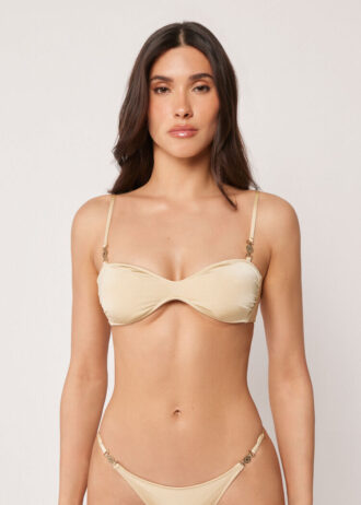 Bikinitopp i tank-stil, minimalistisk passform