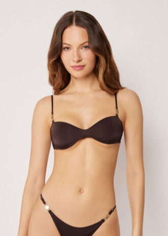 Bikinitopp i tank-stil, minimalistisk passform