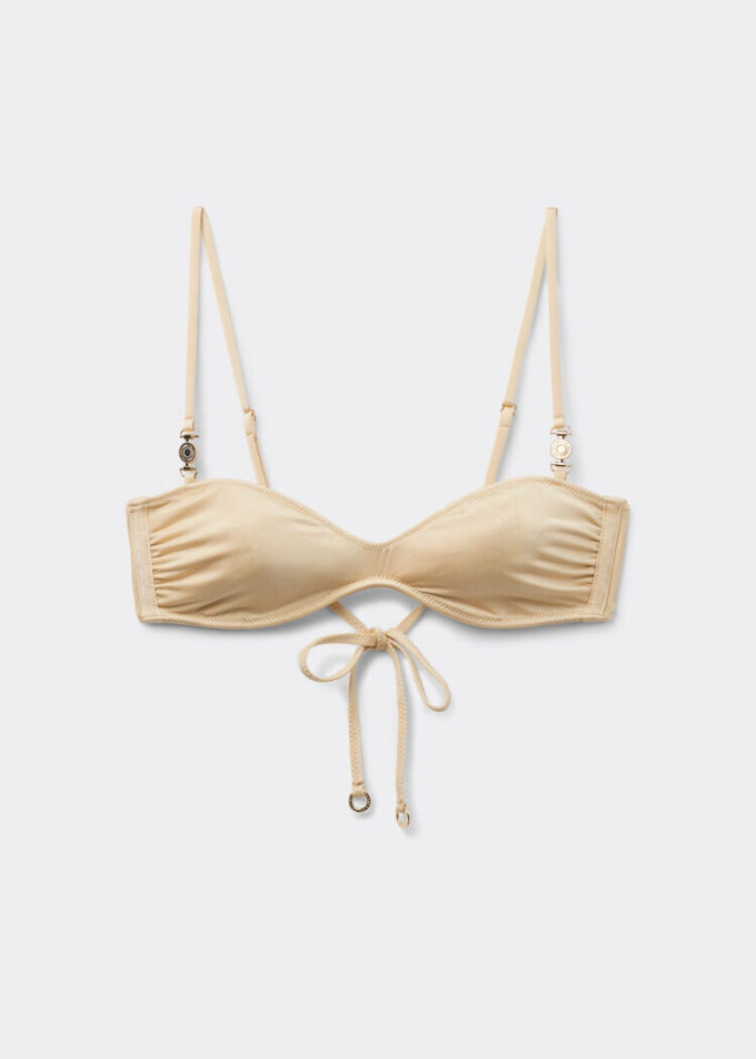 Bikinitopp i tank-stil, minimalistisk passform