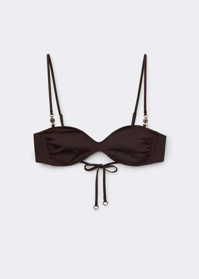 Bikinitopp i tank-stil, minimalistisk passform