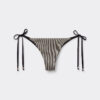 Brasilianska bikinitrosor med guldiga ränder Brasilianska bikinitrosor med guldiga ränder