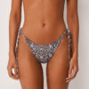Brasilianska bikinitrosor med knytband Classic Snake
