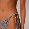 Brasilianska bikinitrosor med knytband Classic Snake