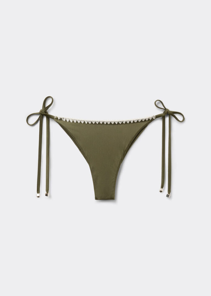 Brasilianska bikinitrosor med snörning och raffinerad glans