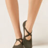 Crisscross Pilates halkskyddsstrumpor