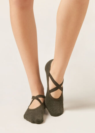 Crisscross Pilates halkskyddsstrumpor Crisscross Pilates halkskyddsstrumpor