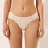 Draperad Brasilia-bikinitrosor i glänsande satin Draperad Brasilia-bikinitrosor i glänsande satin