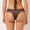 Draperad Brasilia-bikinitrosor i glänsande satin Draperad Brasilia-bikinitrosor i glänsande satin