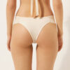 Draperad Brasilia-bikinitrosor i glänsande satin Draperad Brasilia-bikinitrosor i glänsande satin