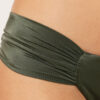 Draperad Brasilia-bikinitrosor i glänsande satin Draperad Brasilia-bikinitrosor i glänsande satin