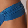Draperad Brasilia-bikinitrosor i glänsande satin Draperad Brasilia-bikinitrosor i glänsande satin