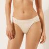Draperad Brasilia-bikinitrosor i glänsande satin Draperad Brasilia-bikinitrosor i glänsande satin