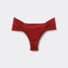 Draperad Brasilia-bikinitrosor i glänsande satin Draperad Brasilia-bikinitrosor i glänsande satin
