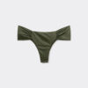 Draperad Brasilia-bikinitrosor i glänsande satin Draperad Brasilia-bikinitrosor i glänsande satin
