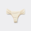 Draperad Brasilia-bikinitrosor i glänsande satin Draperad Brasilia-bikinitrosor i glänsande satin