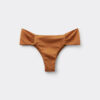 Draperad Brasilia-bikinitrosor i glänsande satin Draperad Brasilia-bikinitrosor i glänsande satin