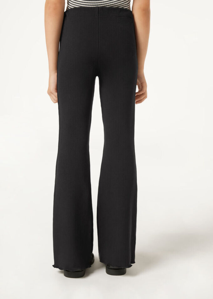 Flared Thermal leggings för flickor