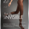 Genomskinliga, matta, helt osynliga 20 denier-strumpbyxor