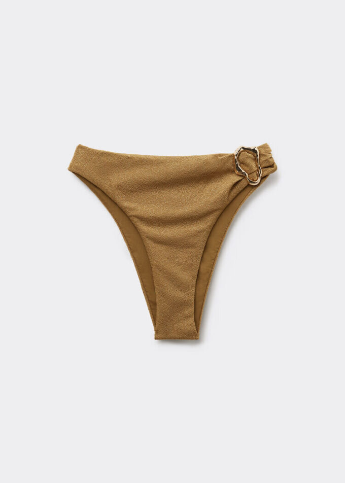 Högmidjad Brasilia-bikinitrosor med sofistikerad glans Högmidjad Brasilia-bikinitrosor med sofistikerad glans