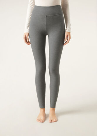 Leggings i kashmirblandning