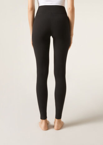 Leggings i kashmirblandning