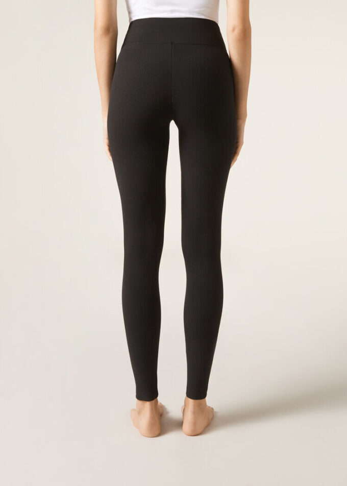 Leggings i kashmirblandning