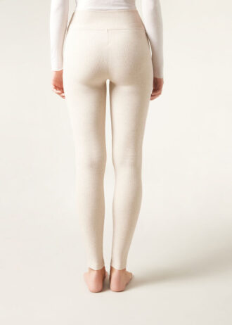 Leggings i kashmirblandning