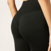 Leggings med rynkad midja Leggings med rynkad midja