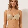 Push-up-bikinitopp Gold Waves Push-up-bikinitopp Gold Waves