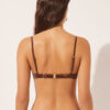 Push-up-bikinitopp i glänsande satin Push-up-bikinitopp i glänsande satin