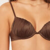 Push-up-bikinitopp i glänsande satin Push-up-bikinitopp i glänsande satin