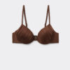 Push-up-bikinitopp i glänsande satin Push-up-bikinitopp i glänsande satin