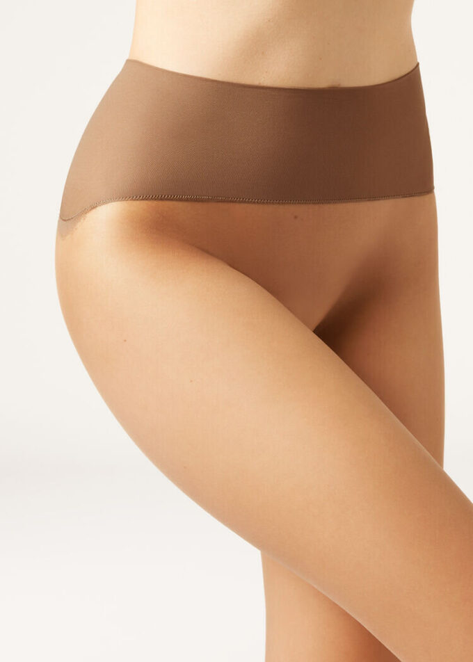 Sheer Matte osynliga strumpbyxor med make-up-effekt, 15 denier