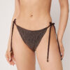 Stringbikinibotten Brown Glitter Stringbikinibotten Brown Glitter