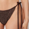 Stringbikinibotten Brown Glitter Stringbikinibotten Brown Glitter