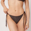 Stringbikinibotten Brown Glitter Stringbikinibotten Brown Glitter