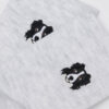 Strumpor med broderade hundar Strumpor med broderade hundar