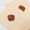 Strumpor med broderade hundar Strumpor med broderade hundar