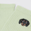 Strumpor med broderade hundar Strumpor med broderade hundar